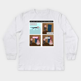 Karl Pilkington - Bullshit Man Kids Long Sleeve T-Shirt